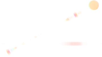 a white background with colorful circles on it