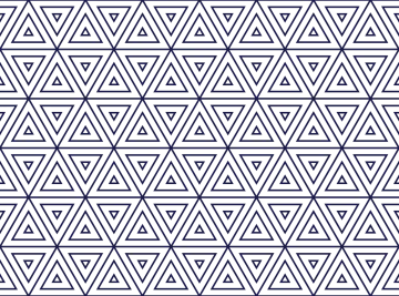a seam pattern in blue and white