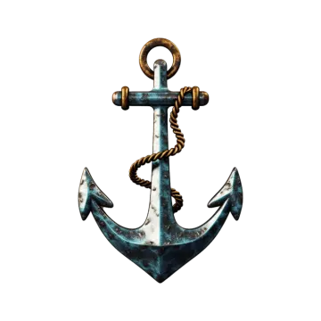 an anchor on a white background