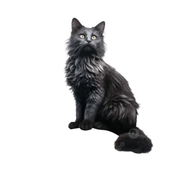 a black cat sitting on top of a ball