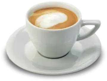 a cup of coffee on a saucer
