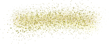 a white background with gold glitters