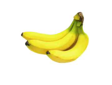a bunch of bananas on a white background