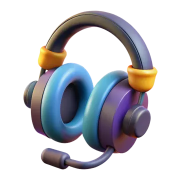 a pair of headphones on a white background