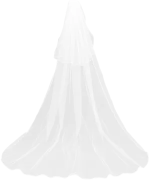 an image of a white wedding veil