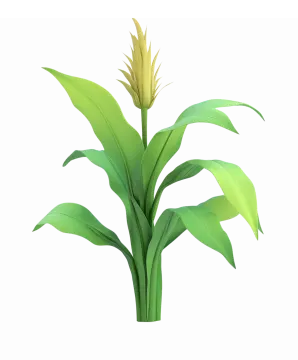 a plant with green leaves on it