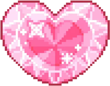 a pixel heart