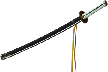 a sword on a white background