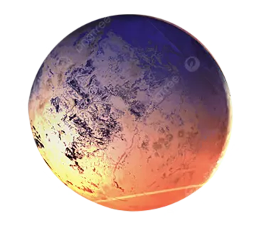 an image of a planet with the sun in the background