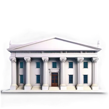 a white building with columns and pillars