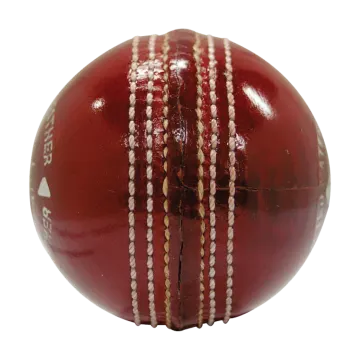 a cricket ball on a white background
