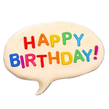 a birthday cake with the words happy birthday on it