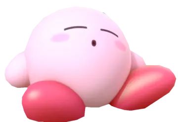 a white and pink toy sitting on the ground