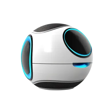 an image of a white and blue ball