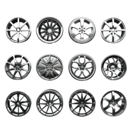 a set of alloy rims