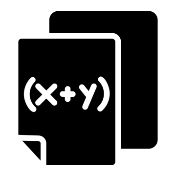 a black and white icon of a book with headphones