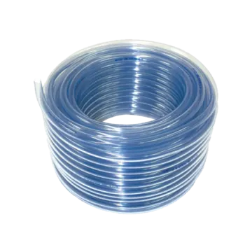 a blue hose on a white background