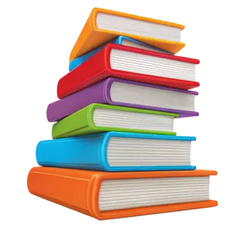 a stack of books