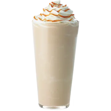 a tall glass filled with a smooth drink