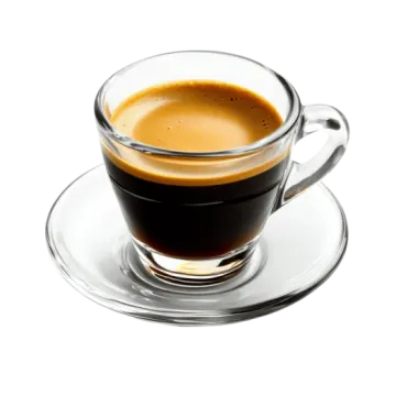 a cup of coffee on a saucer