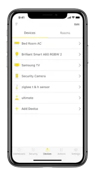 a phone showing the settings and settings of the app