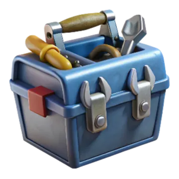 a tool box with tools in it