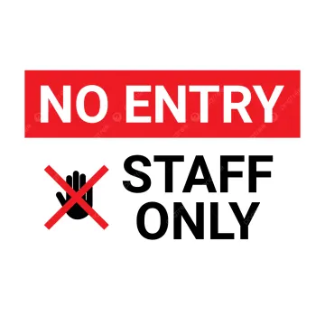 a red and black sign that says no entry
