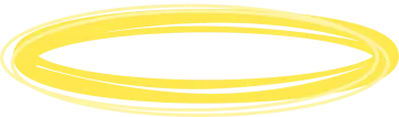 a yellow ring with a white background