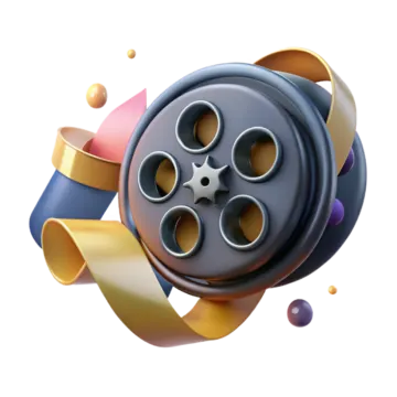 an image of a movie reel