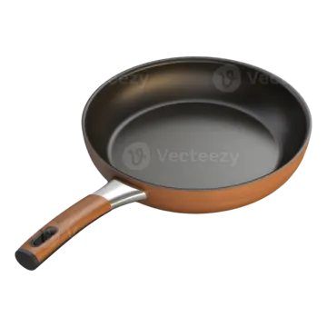 a frying pan on a white background