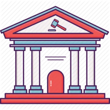 a bank building icon