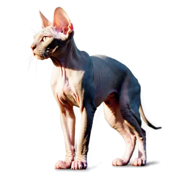 a cat is standing on a white surface