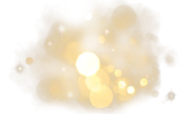 a white background with yellow lights and stars