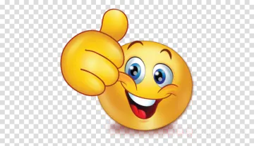 a smiley face with a thumbs up