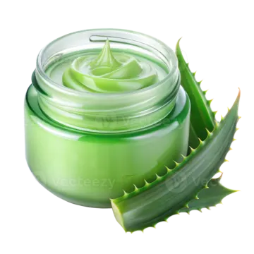 a jar of green cream with aliuma