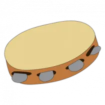a drum on a white background