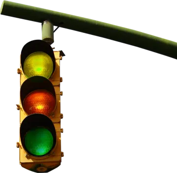 a green traffic light