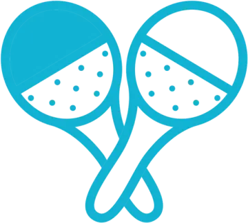 a pair of paddles on a white background