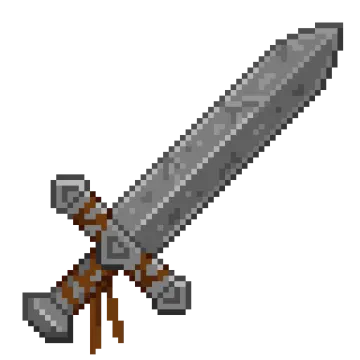 an old sword with a wooden handle