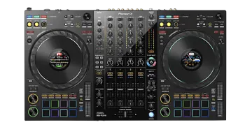 the pioneer dj controller is shown in this image