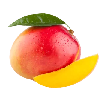 an apple with a slice cut in half