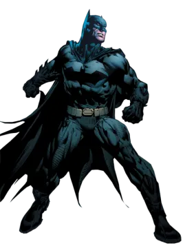 a drawing of batman in black and white
