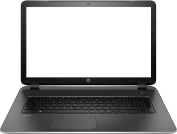 a laptop with a white screen and keyboard