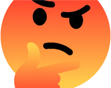 a smiley face with an angry expression