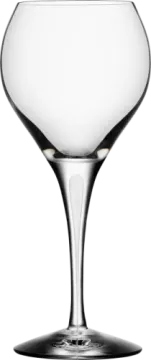 an empty wine glass on a white background