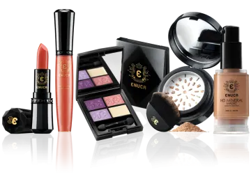 a variety of makeup products