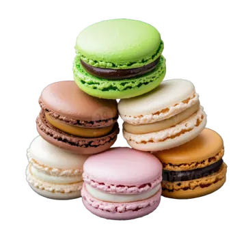 a pile of macaroes