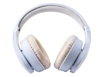 a pair of headphones on a white background