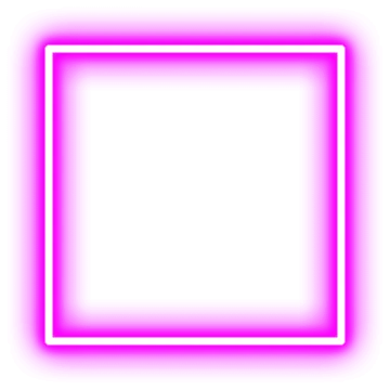 a square frame with a white background