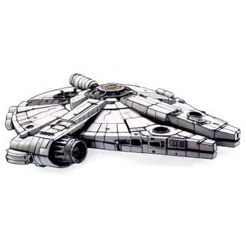 a paper model of a star wars vehicle